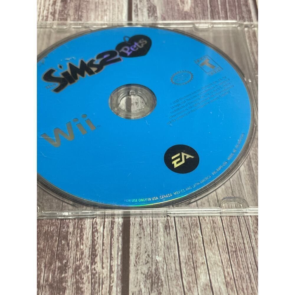 The Sims2 Pets game‎ for Wii Disc Only, Rated T *has Minor Scratches*